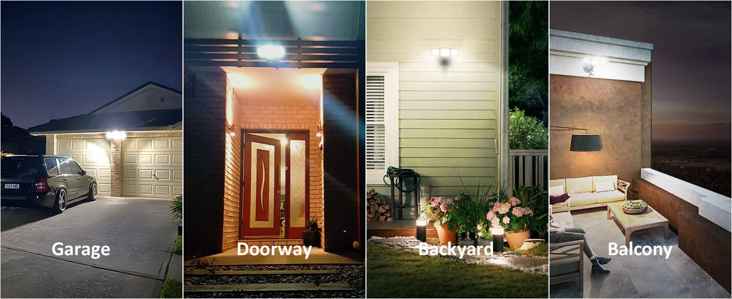 Back door security light on sale